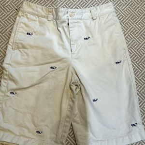 Vineyard Vines Breaker Shorts. Size 16 boys. Khaki. Whale logo. Like new.